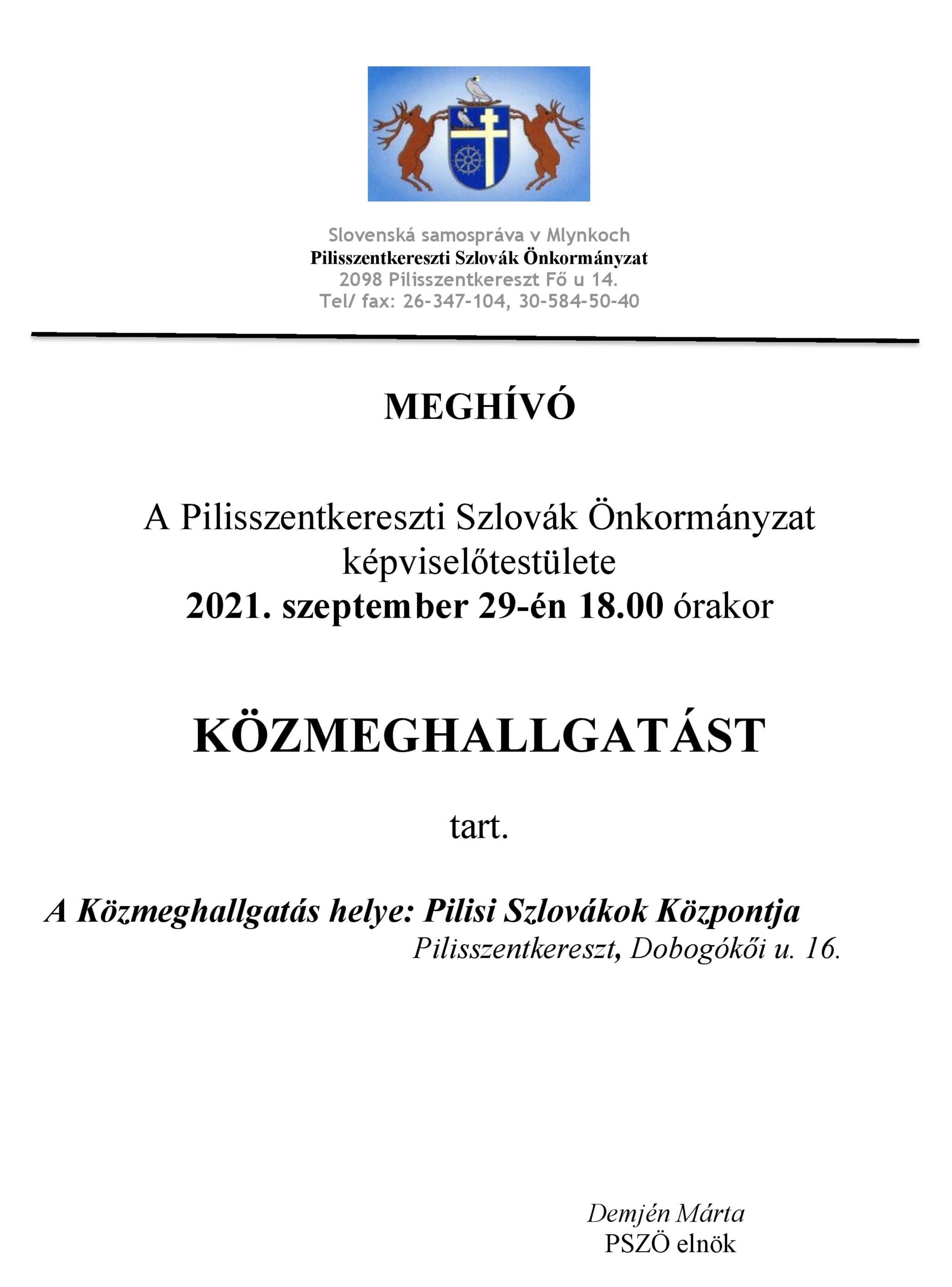 PSZÖ közmeghallgatás meghívó 09029.